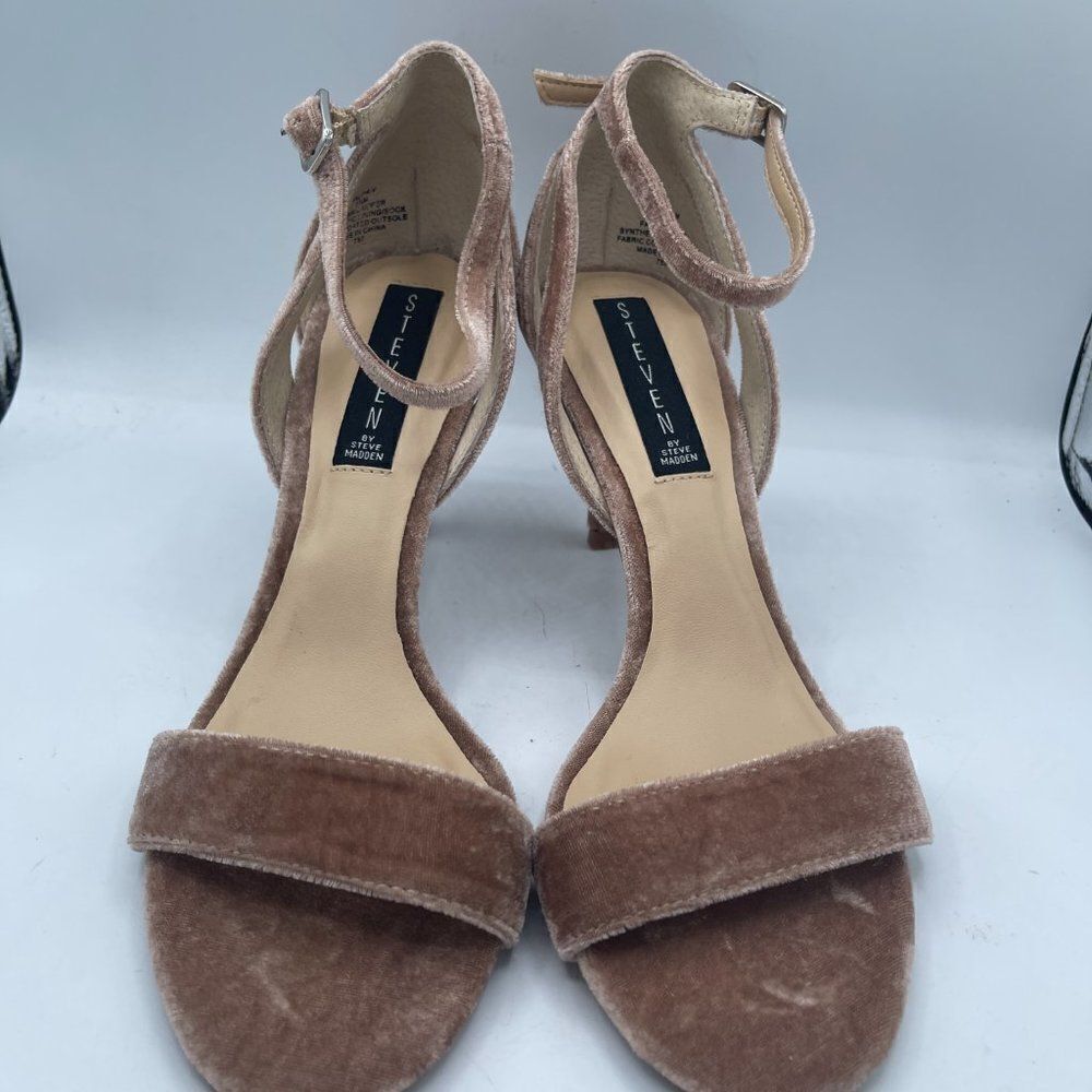 Steven by Steve Madden Blush ankle strap heels 7.5 - Picture 2 of 11